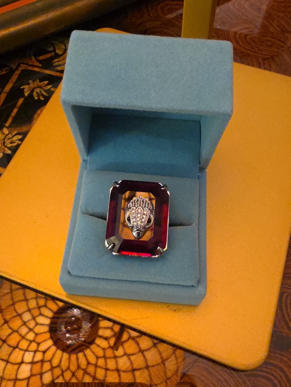 Kurt Geiger Silver-Tone Ring Size 8